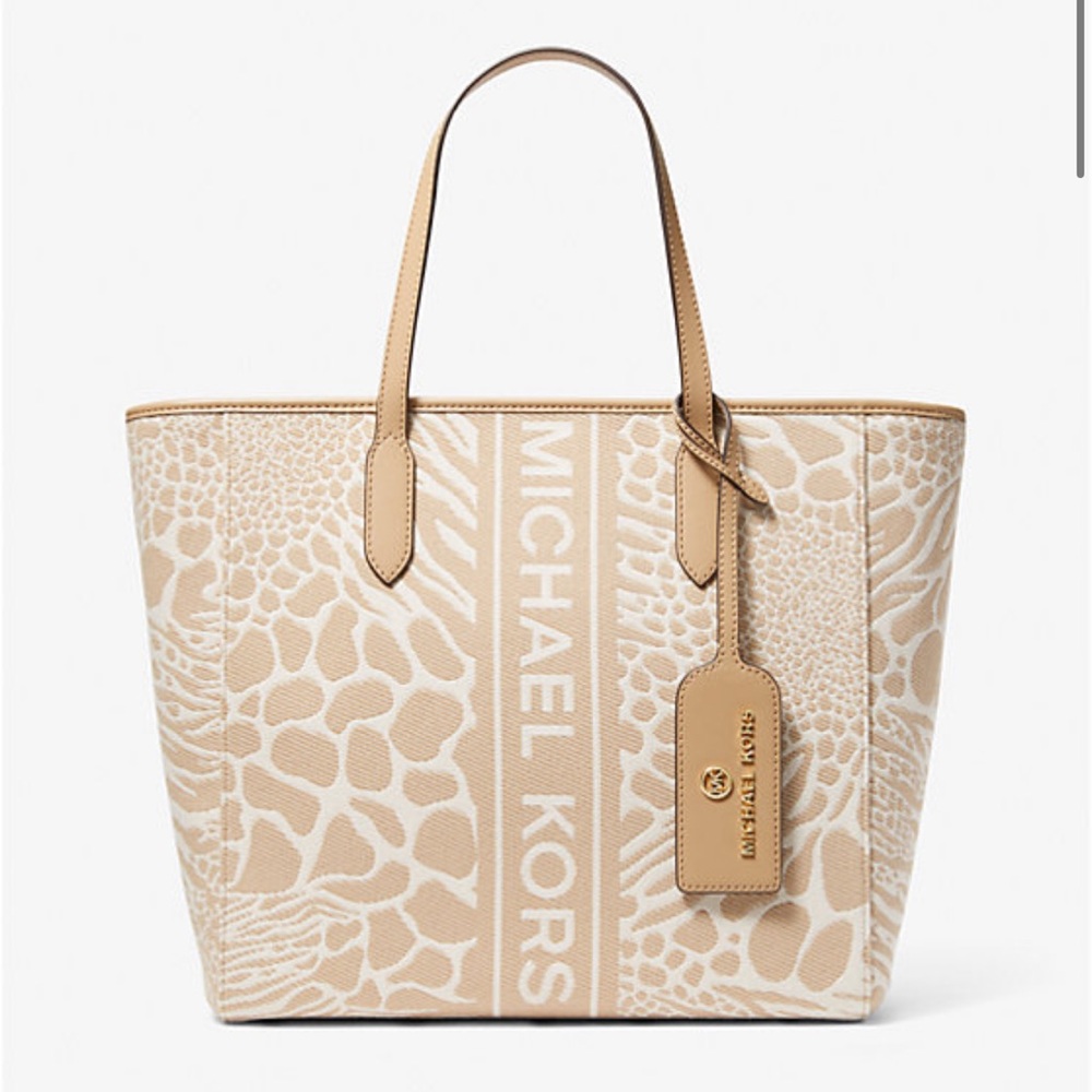 Sinclair Large Animal Jacquard Tote Bag
